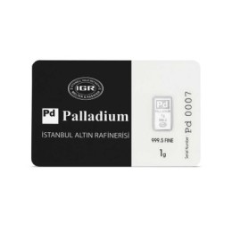 1 gr Yatırımlık Gram Külçe Paladyum - pd101 - Paladyum |  - Yatırımım