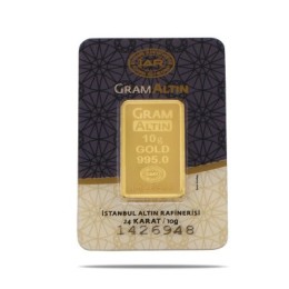 10 gr 24 Ayar Gram Külçe Altın - ga8 - GRAM ALTIN | 24 AYAR 995.0 GRAM ALTIN |  - Yatırımım