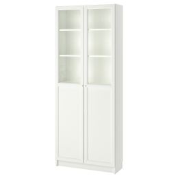 BILLY/OXBERG kiaplık beyaz 80x202x30 cm | IKEA Kitaplıklar ve Raflar