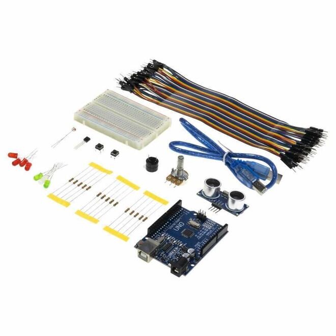 Buy Robotistan Uno Starter Kit - Compatible with Arduino (with Turkish booklet) with cheap price