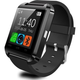 Case 4U U8 Siyah iOS ve Android Uyumlu Akıllı Saat