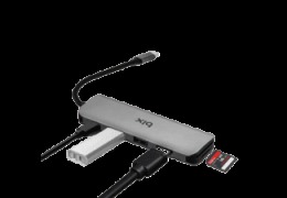 DAYTONA BX09HB USB Type-C OTG 2-Port USB 3.0 4K HDMI+PD Hub Gri USB Hub Çoklayıcı
