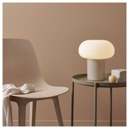 DEJSA bej-beyaz 28 cm masa lambası | IKEA