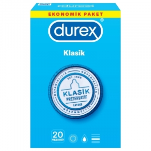 Durex Klasik Prezervatif 20u0027li