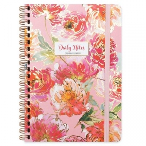 Keskin Color A5 80 Yaprak Çizgili Defter Daily Notes Dreamy Flowers - Alice
