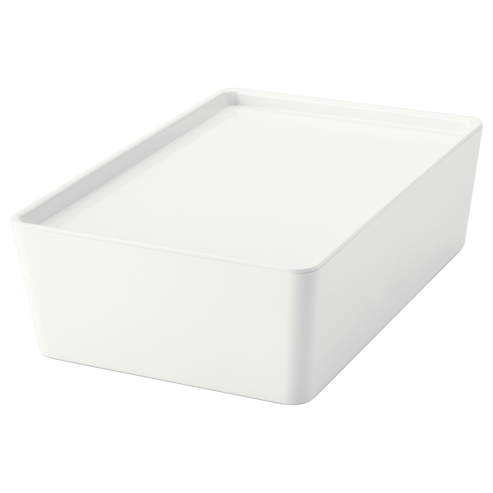 KUGGIS beyaz 18x26x8 cm kapaklı kutu | IKEA