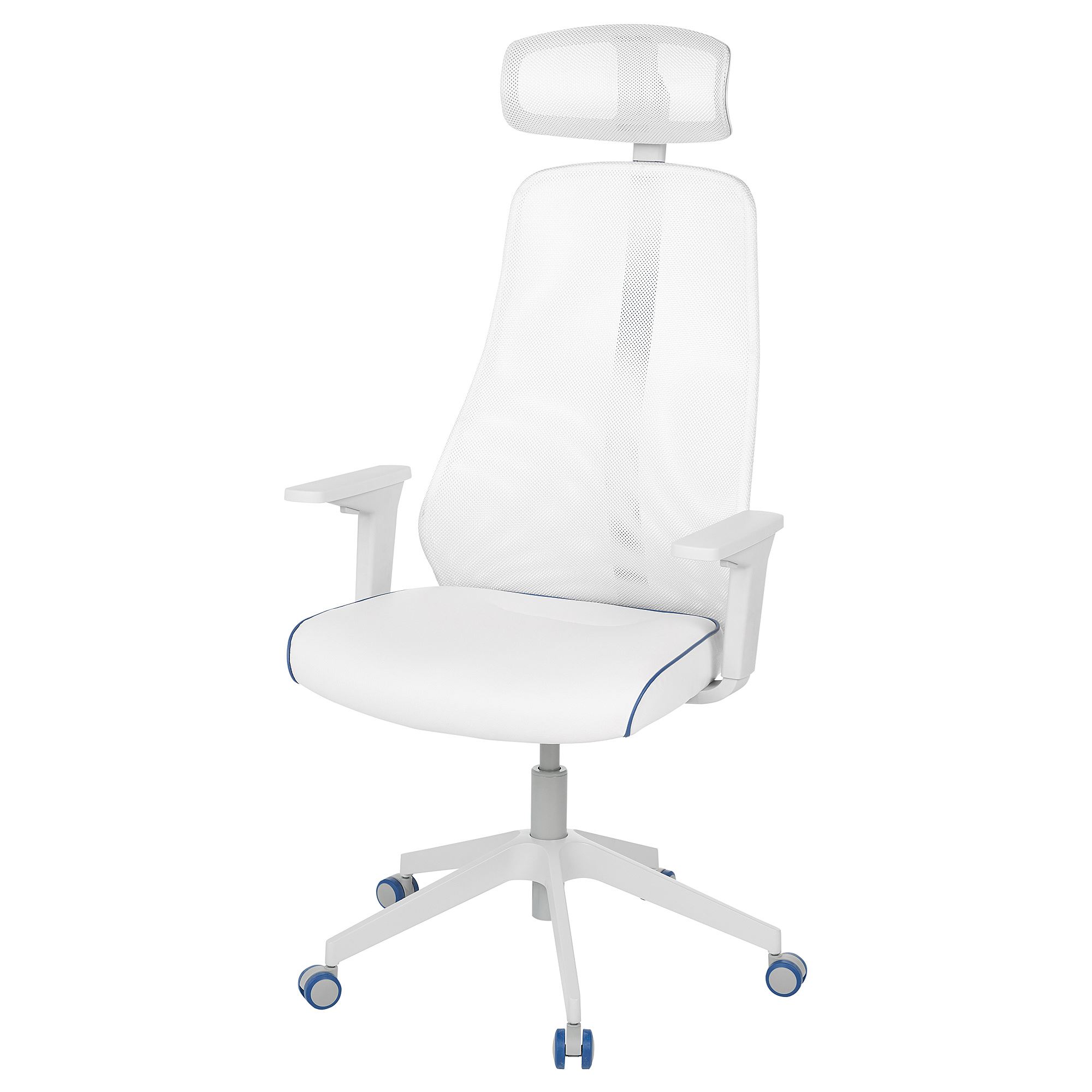 MATCHSPEL bomstad beyaz oyuncu sandalyesi | IKEA