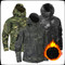 Men's Winter Military Softshell Tactical Jacket Outdoor Camouflage Hunting Camping Waterproof Army Coat Hoodie Jacket Plus Size S-5XL