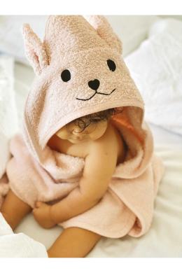 Miniyoki Tavşan Kulaklı Pembe Bebek Banyo Havlusu Fiyatı, Yorumları - TRENDYOL