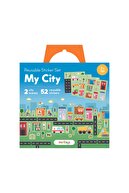 moritoys Reusable Sticker Set: My City - Tak Çıkar Çıkartma Oyunu,  - TRENDYOL