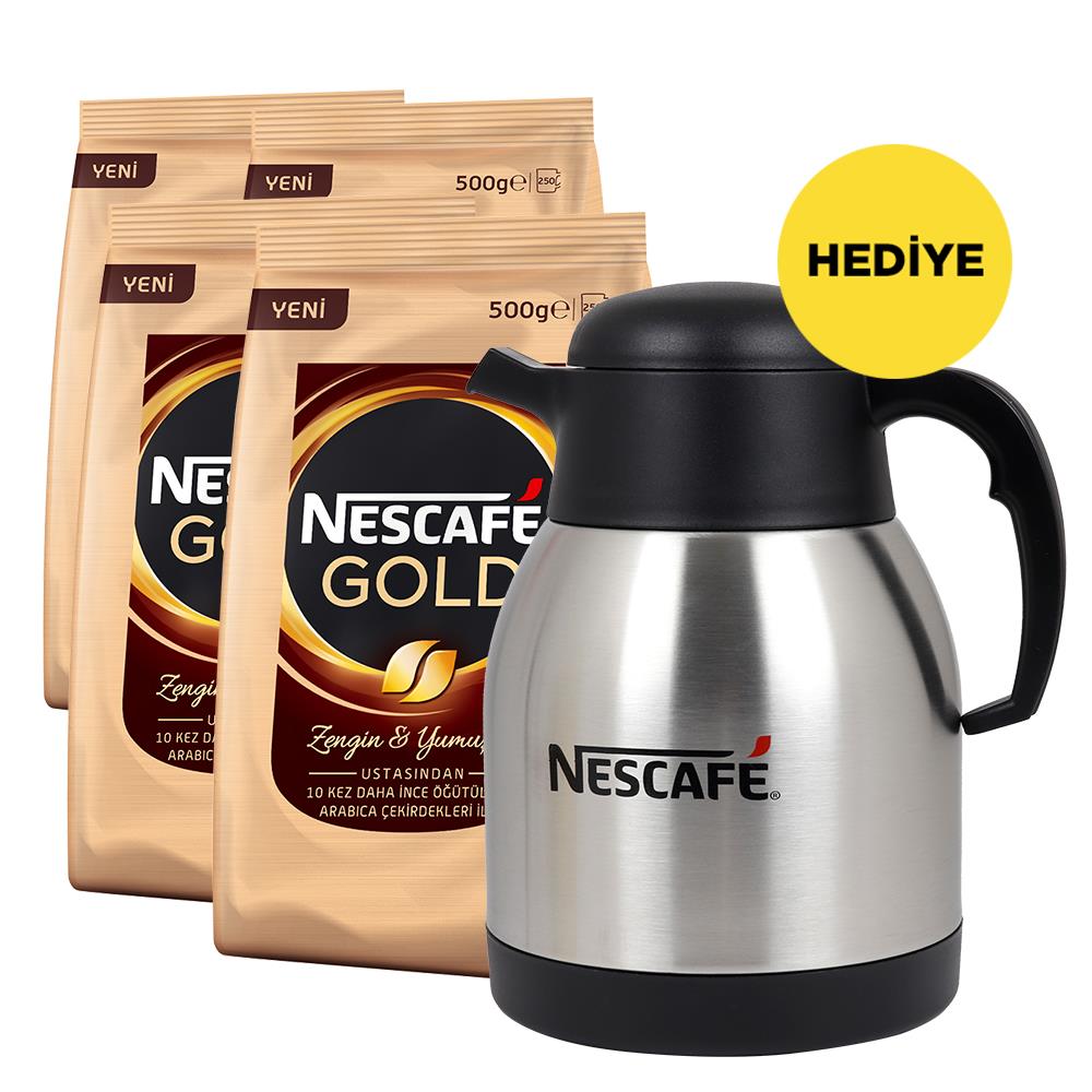 Ofiste Nescafe Gold Kahve Poşet 500 g 4 Paket Alana Nescafe Termos Çelik 1.2 L Hediye yoksa, Ofix’te var. Avantajlı fiyatlarla en hızlı şekilde tedarik etmek için hemen tıklayıp satın alabilirsiniz.