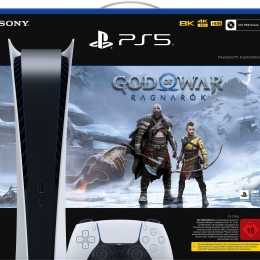 PlayStation 5 -Digital Edition, inkl. God of War Ragnarök (Download Code)