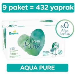 Prima Pampers Aqua Pure Islak Havlu 9x48 Adet - ebebek
