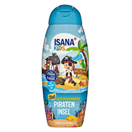 Rossmann Isana Kids Pirateninsel 2'in1 Şampuan ve Duş Jeli 300 ml | Rossmann