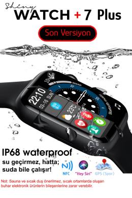 ShinyWATCH Watch 7 Max Dt 7 Max Smartwatch 2022 Yeni Nesil Akıllı Saat Konum Ve Nfc Özellikli Siyah Fiyatı, Yorumları - TRENDYOL