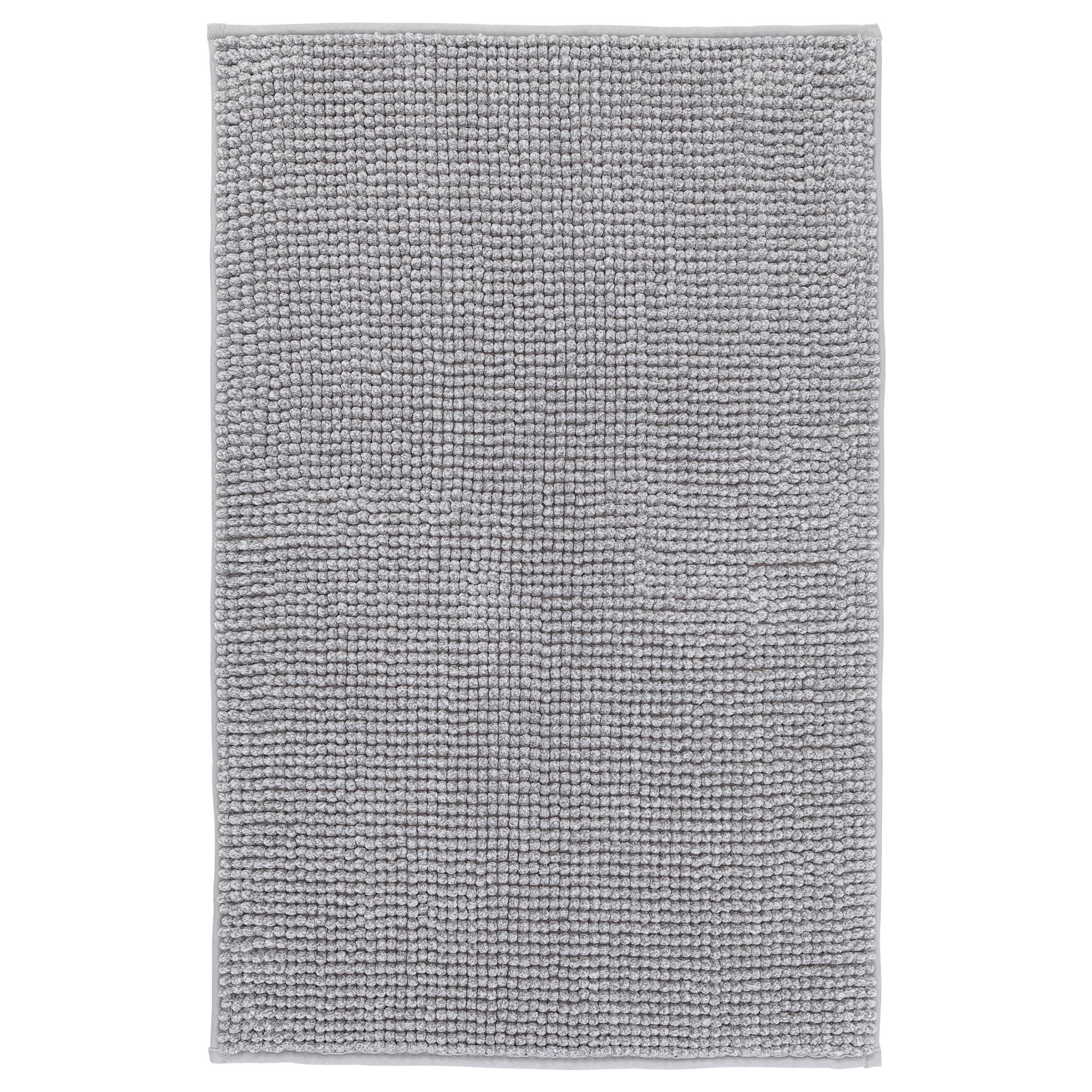 TOFTBO gri-beyaz 50x80 cm banyo paspası | IKEA