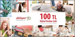 Türkiye’nin Sanal Mağazası | Arzum 100 TL Dijital Hediye Çeki