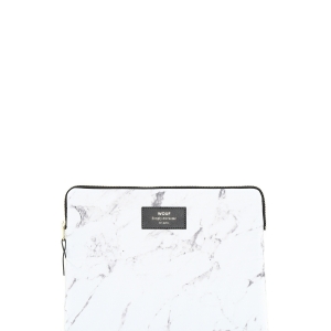 Wouf - Beyaz Mermer Desenli iPad Kılıfı - Beyaz 