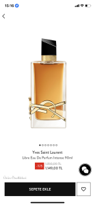 Yves Saint Laurent - Libre Eau De Parfum Intense 90ml -