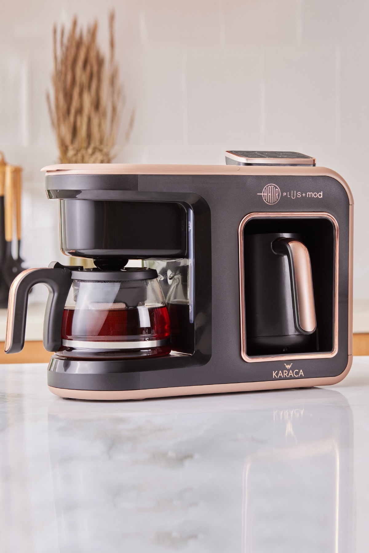Karaca Hatır Plus Mod 5 In 1 Konuşan Kahve Ve Çay Makinesi Rosie Brown ,  -