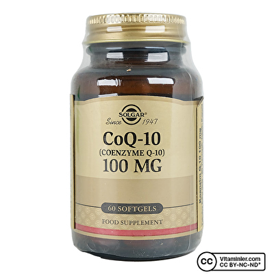 Solgar Coenzyme Q-10 100 Mg 60 Softjel - Koenzim Q10 (Coq-10)