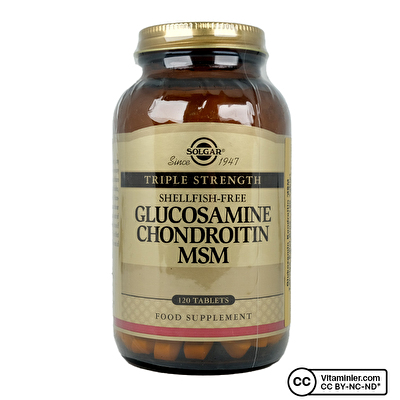 Solgar Glucosamine Chondroitin MSM 120 Tablet - Glukozamin Kondroitin MSM