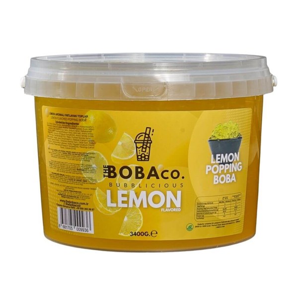 Bubble Tea Boba - Limon / Lemon 3,4kg - The BobaCo