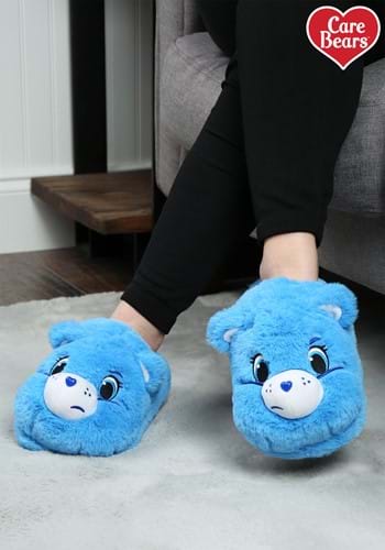 Care Bears Grumpy Bear Slippers for Adults