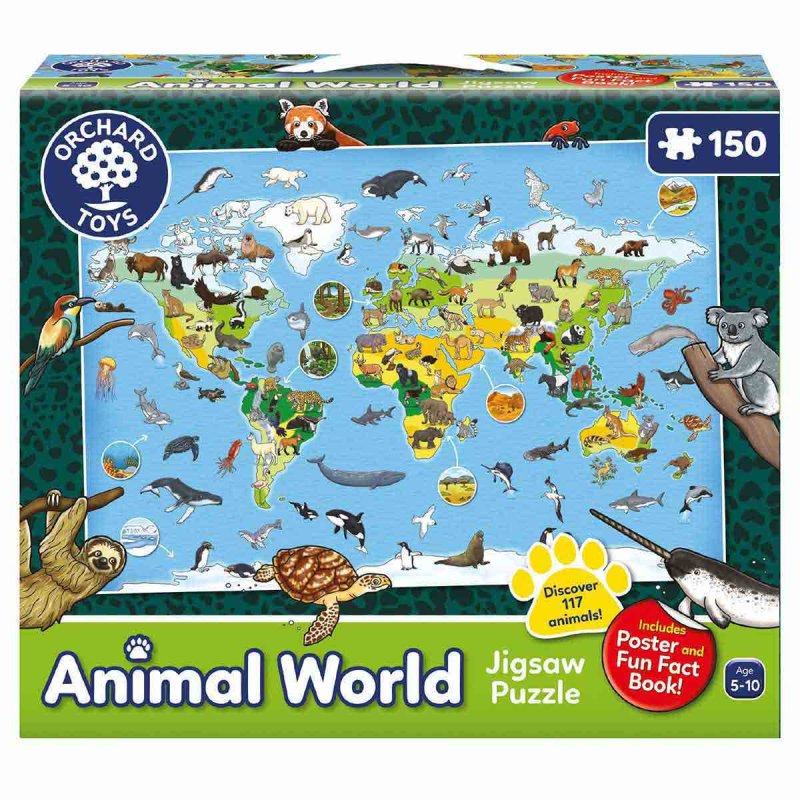Orchard Animal World - Hayvanların Dünyası Puzzle