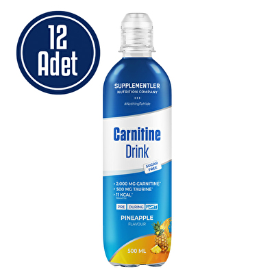 Supplementler.Com Carnitine Drink 500 Ml 12 Adet - Karnitin (L-Carnitine)