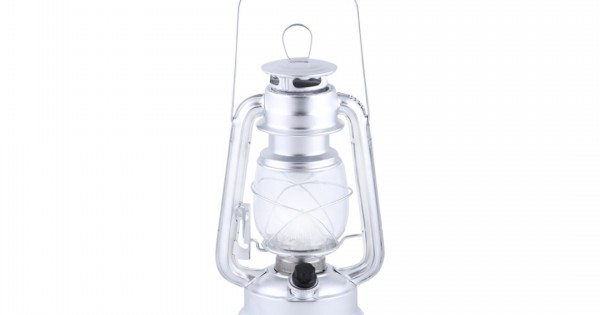 Gümüş Denizci Fenerli Ledli - Led Light Lantern Silver
