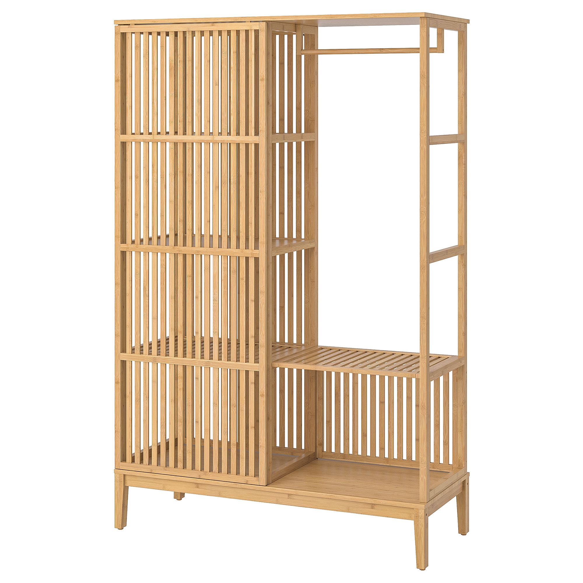 NORDKISA bambu 120x186 cm açık gardırop  IKEA