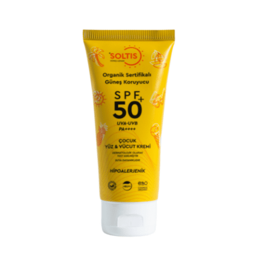 Soltis Çocuk Güneş Kremi SPF50+ PA++++  Hipoalerjenik  Parfümsüz