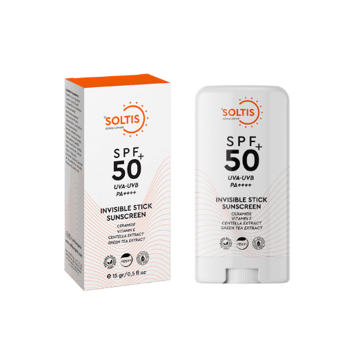 Soltis Şeffaf Stick Güneş Koruyucu SPF50+ PA++++  Kolay Yenileme