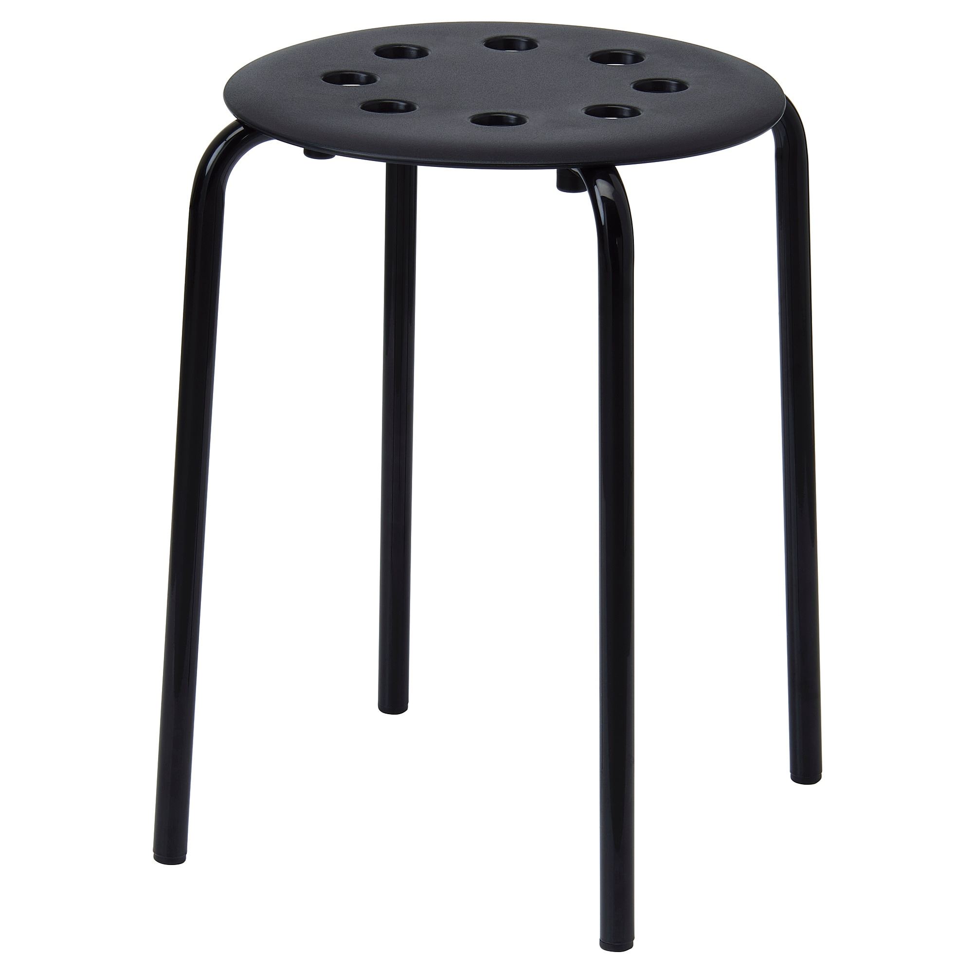 MARIUS siyah tabure  IKEA