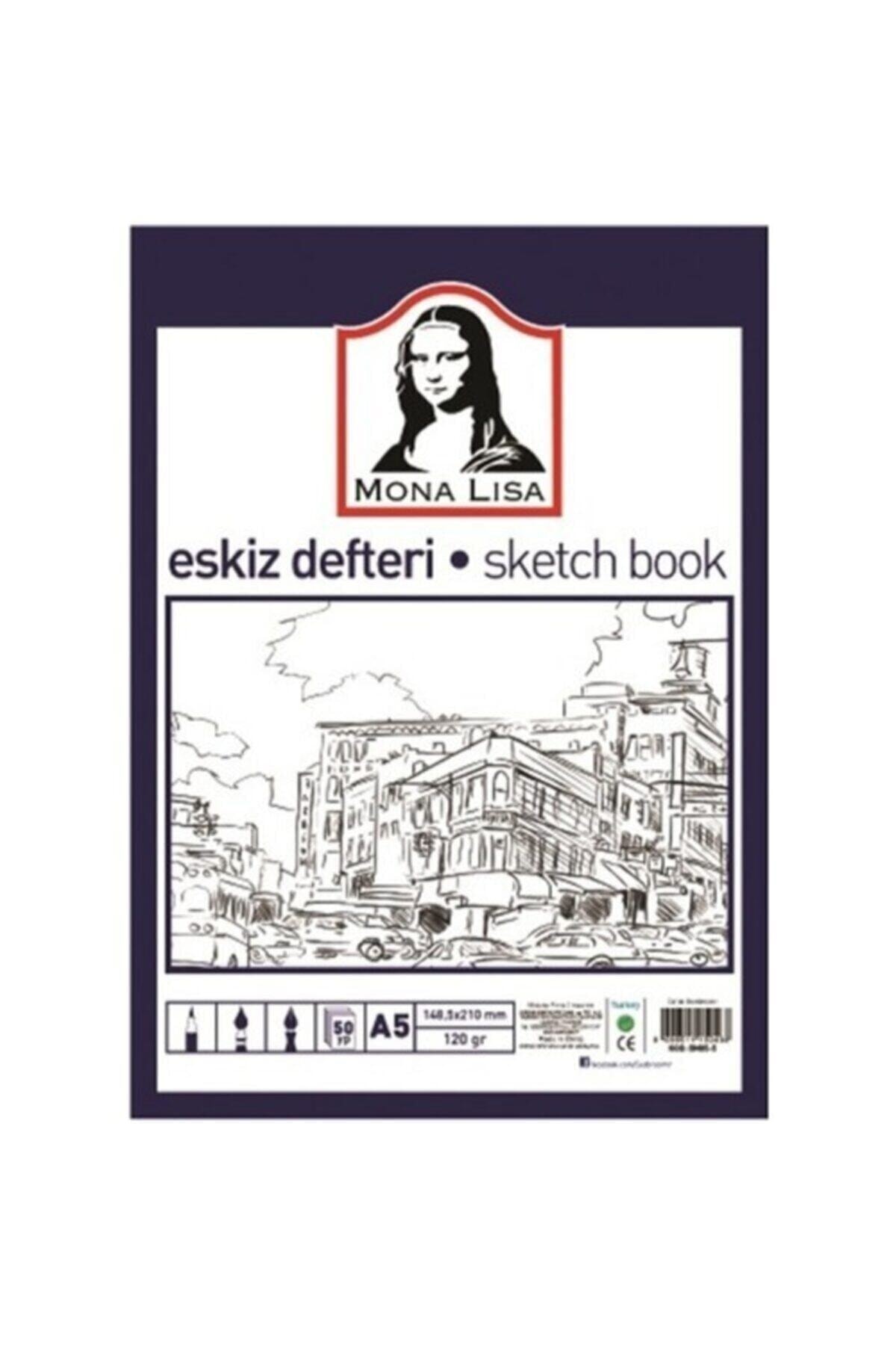 Südor Mona Lisa Eskiz Defteri (sketch Book) A5 120 Gr. 50 Yp. ,