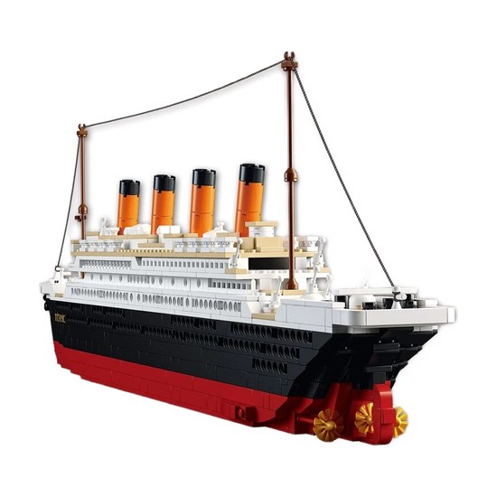 Titanic Cruise Tekne Gemi Şehir Modeli Yapı Kitleri Blokları