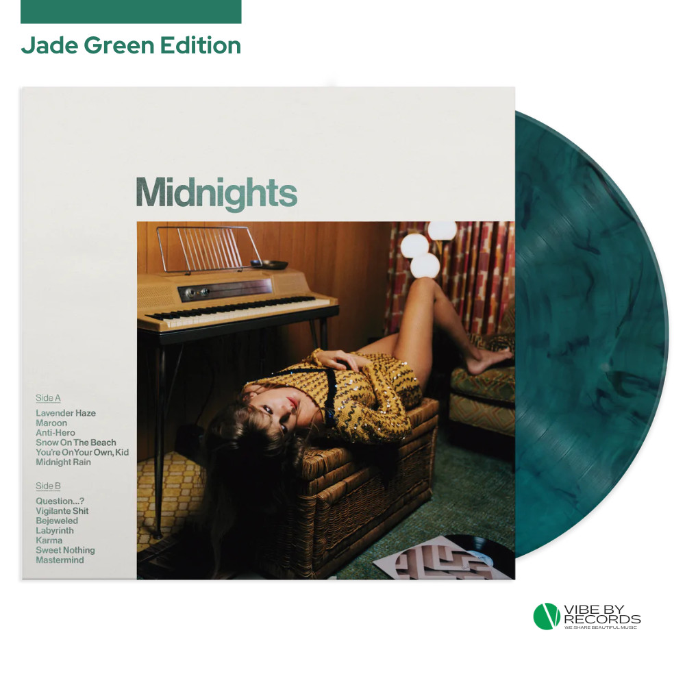 Taylor Swift - Midnights: Jade Green Edition Vinyl Plak Record LP Albüm ,