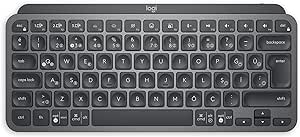 Logitech MX Keys Mini Minimalist Kablosuz Aydınlatmalı Klavye, Kompakt, Bluetooth, Performans, Çoklu Cihaz Özellikli, 5 Ay Pil Ömrü, Türkçe Q Klavye, Siyah : Bilgisayar
