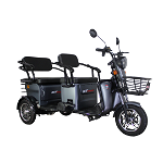 Stmax Elit 940 3 Tekerli 3 Kişilik Elektrikli Moped - (Gri) + Branda Hediyeli