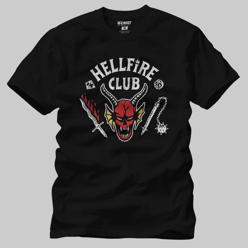 Stranger Things 4 Hellfire Club Erkek Tişört