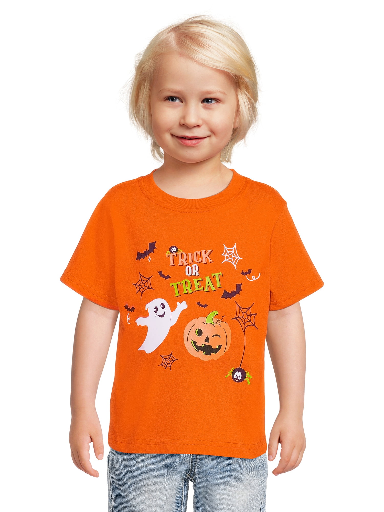 Wonder Nation Toddlers Unisex Halloween T-Shirt, Sizes 12M-5T