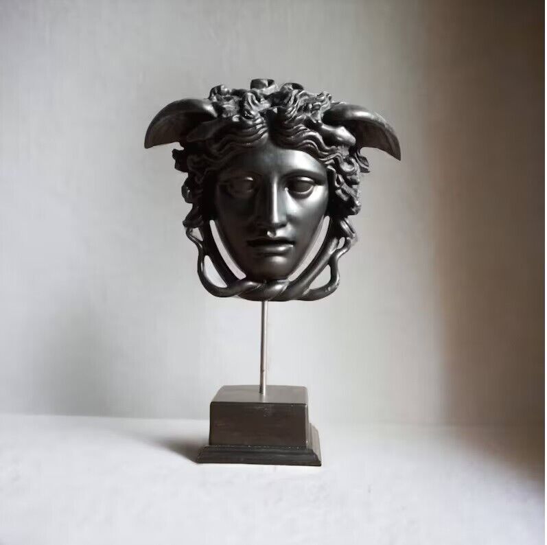 12" 30 cm Medusa Head Bust Greek Sculpture Home Decor Medusa Art Greek