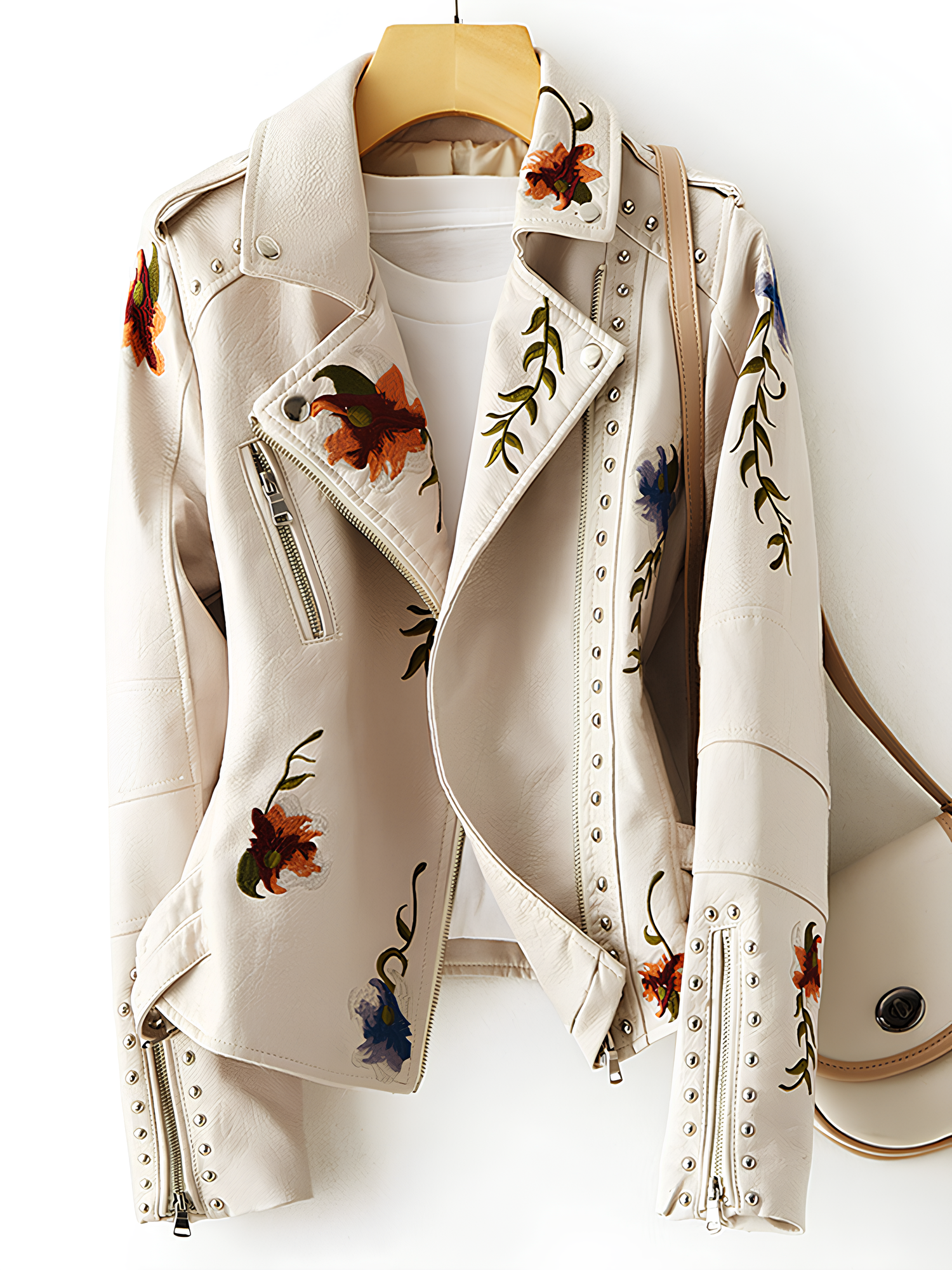 Luxe Aura™ Çiçek Desenli Kadın Ceket