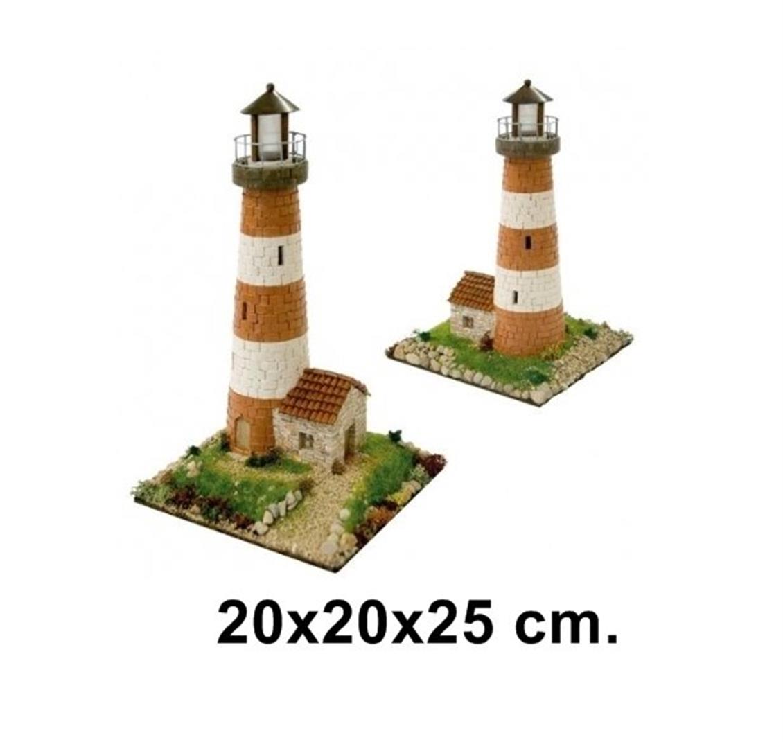 Domenech 3526 Faro Deniz Feneri 20x20x25 Cm Demonte Taş Maketi