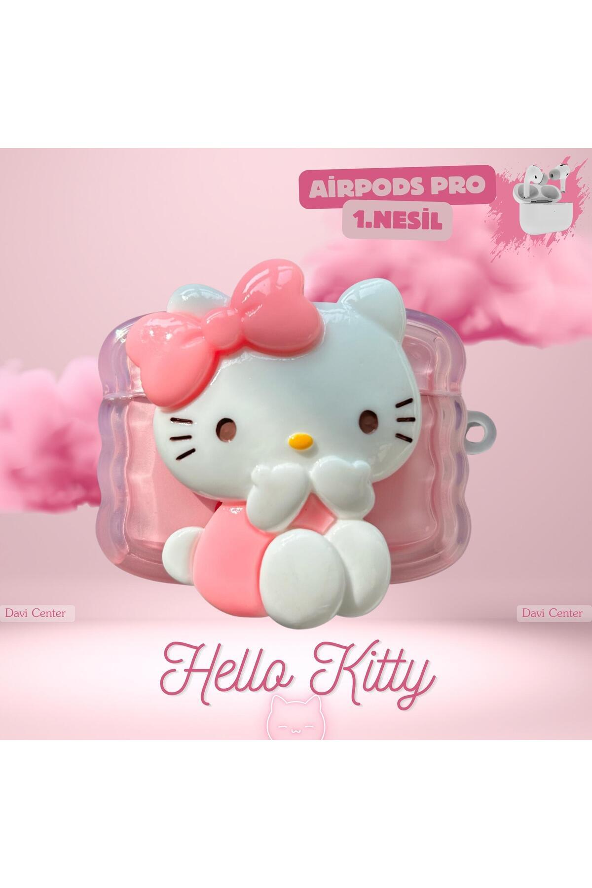 MMC AirPods Pro 1.Nesil Uyumlu Hello Kitty Kılıf ,