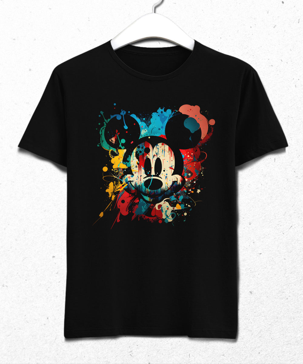 Abstract Mickey tişört