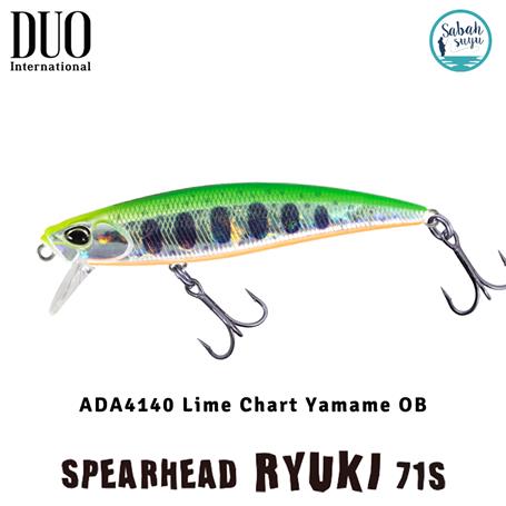 Duo Spearhead Ryuki 71S ADA4140 Lime Chart Yamame OB