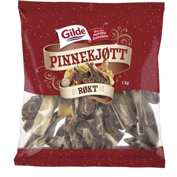 Gilde Pinnekjøtt salted / smoked (Røkt) 1 kgs