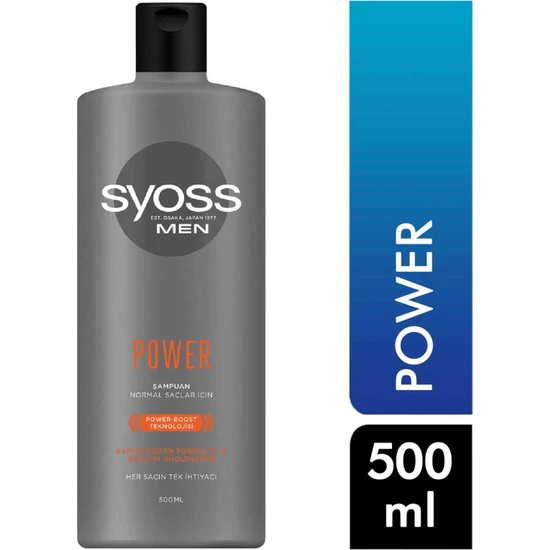 Syoss Men Power Şampuan 500 Ml